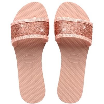Havaianas You Angra Glitter, Sandalias Tipo Pala, Cómodas, Estilosas y Duraderas, Tiras Anchas con Brillo, Mujer Havaianas You Angra Glitter, Sandalias Tipo Pala, Cómodas, Estilosas y Duraderas, Tiras Anchas con Brillo, Mujer