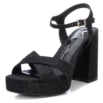 XTI Sandalias Negro -Altura tacón 7cm- XTI Sandalias Negro -Altura tacón 7cm-