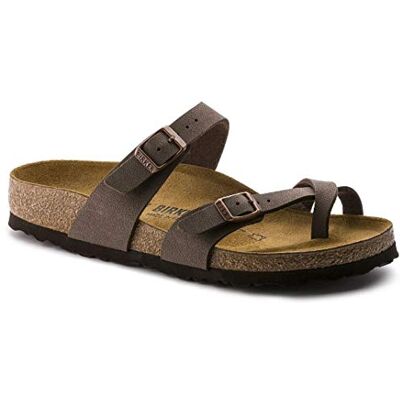 Birkenstock Mayari Birko-Flor, Sandalias de Dedo Mujer, Marrón (Mocca Nubuk), 36 (normal) Birkenstock Mayari Birko-Flor, Sandalias de Dedo Mujer, Marrón (Mocca Nubuk), 36 (normal)