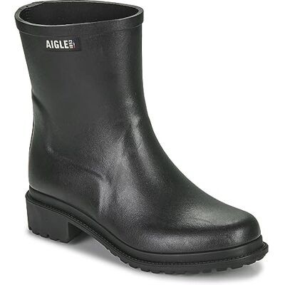 Aigle Fulfeel Mid NL, Botas de Lluvia Mujer, Negro, 40 EU Aigle Fulfeel Mid NL, Botas de Lluvia Mujer, Negro, 40 EU