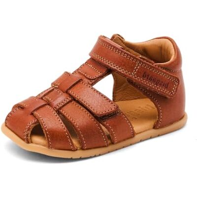 Bisgaard Sko A/S. Barefoot Cooper Sandal, Brown, 24 EU Wide Bisgaard Sko A/S. Barefoot Cooper Sandal, Brown, 24 EU Wide