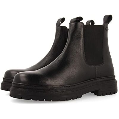 GIOSEPPO Botas Tipo Chelsea de Piel en Color Negro para Hombre Herrick GIOSEPPO Botas Tipo Chelsea de Piel en Color Negro para Hombre Herrick