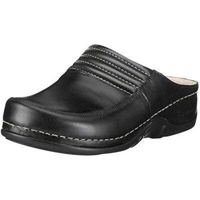 Berkemann Sydney Victoria 1112 Zuecos de Cuero para Mujer, Color Negro, Talla 38 Berkemann Sydney Victoria 1112 Zuecos de Cuero para Mujer, Color Negro, Talla 38