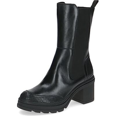 CAPRICE , Botines de tacón con cordones para Mujer, Negro (Black Comb), 40 EU CAPRICE , Botines de tacón con cordones para Mujer, Negro (Black Comb), 40 EU