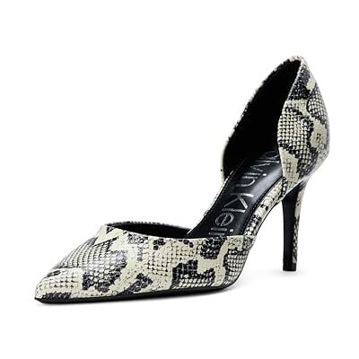 Calvin Zapatos de tacón Gloria para Mujer, Negro/Blanco Snake 005, 37.5 EU Calvin Zapatos de tacón Gloria para Mujer, Negro/Blanco Snake 005, 37.5 EU