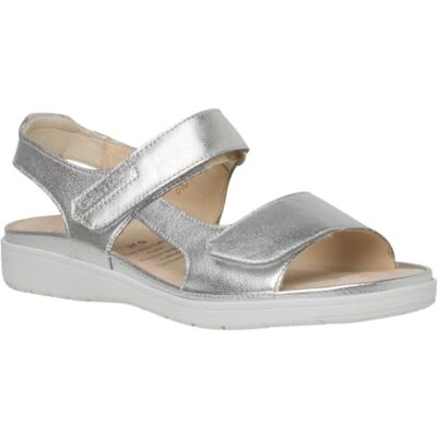 Ganter Sandalia Gina para mujer, plata, 42 EU Ganter Sandalia Gina para mujer, plata, 42 EU