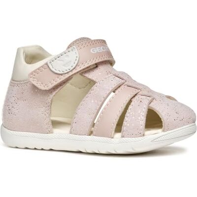 Geox B SANDAL MACCHIA GIR, Sandalia Bebé Mädchen, Rose/Off White, Geox B SANDAL MACCHIA GIR, Sandalia Bebé Mädchen, Rose/Off White,