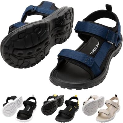 Cressi Pete Sandal Black/Blue Navy 44 Sandalia Unisex Ideal para los Días de Verano en la Playa, Diseñada para el Confort y la Practicidad en Entornos Acuáticos, Negro/Azul Navy, 44 Cressi Pete Sandal Black/Blue Navy 44 Sandalia Unisex Ideal para los Días de Verano en la Playa, Diseñada para el Confort y la Practicidad en Entornos Acuáticos, Negro/Azul Navy, 44
