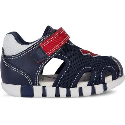 Geox Sandalia para bebé niño B Iupidoo Boy, azul marino, 18 EU Geox Sandalia para bebé niño B Iupidoo Boy, azul marino, 18 EU
