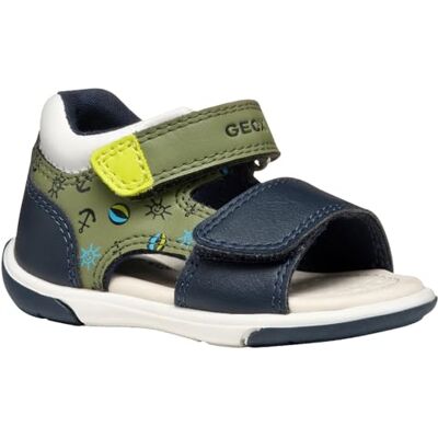 Geox B SANDAL ZAPITO BOY, Sandalia Bebé Joven, Pistachio/Navy, Geox B SANDAL ZAPITO BOY, Sandalia Bebé Joven, Pistachio/Navy,