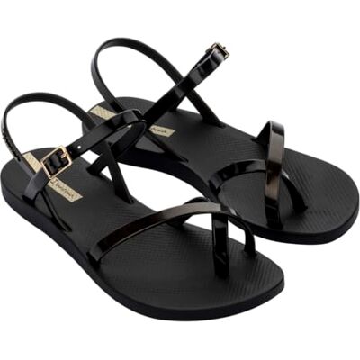 Ipanema Fashion Sand VIII Fem, Sandalias Mujer, Black/Gold Black, 40 EU Ipanema Fashion Sand VIII Fem, Sandalias Mujer, Black/Gold Black, 40 EU