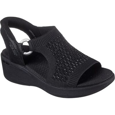 Skechers Mujer Pier-Lite Park Path Slip-In Entrenador, Black, 38 EU Skechers Mujer Pier-Lite Park Path Slip-In Entrenador, Black, 38 EU