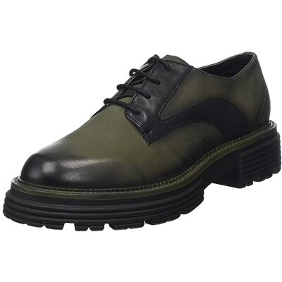 Bagatt Enna, Zapatos Bajos Mujer, Verde Oscuro y Negro, 41 EU Bagatt Enna, Zapatos Bajos Mujer, Verde Oscuro y Negro, 41 EU