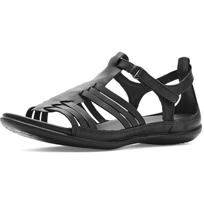 ECCO Flash Roman Sandal, Sandalia Mujer, Black, 44 EU ECCO Flash Roman Sandal, Sandalia Mujer, Black, 44 EU
