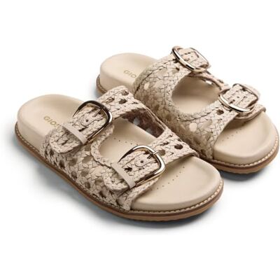 GIOSEPPO OGUNQUIT Sandalias de Piel Trenzada para Mujer, Cierre Ajustable y Planta Tipo Bio, Estilo Natural y Cómodo, Suela Ligera EVA, Color Off_White, Talla 35 GIOSEPPO OGUNQUIT Sandalias de Piel Trenzada para Mujer, Cierre Ajustable y Planta Tipo Bio, Estilo Natural y Cómodo, Suela Ligera EVA, Color Off_White, Talla 35