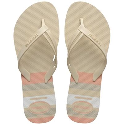 Havaianas Elegance Print FlipFlop Mujer Beige 35 EU Havaianas Elegance Print FlipFlop Mujer Beige 35 EU