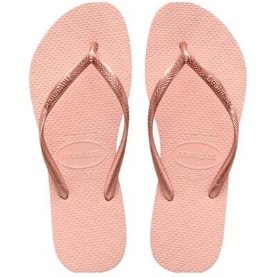 Havaianas Slim, Chanclas Elegantes, Duraderas y Versátiles, con Suela Texturizada para Agarre y Soporte, Mujer Havaianas Slim, Chanclas Elegantes, Duraderas y Versátiles, con Suela Texturizada para Agarre y Soporte, Mujer