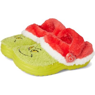 Crocs The Grinch Classic Lined Clog T, Zuecos Unisex niños, Multicolor, 23/24 EU Crocs The Grinch Classic Lined Clog T, Zuecos Unisex niños, Multicolor, 23/24 EU