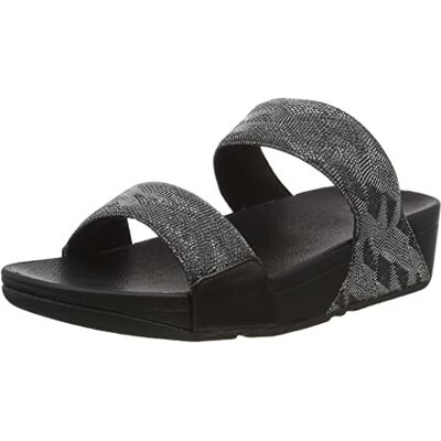 Fitflop Lulu Sandals, Sandalias Mujer, Black, 43 EU Fitflop Lulu Sandals, Sandalias Mujer, Black, 43 EU