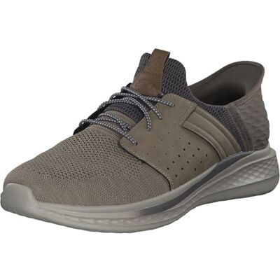 Skechers USA Men's Slade-Ocon Manos Libres sin Cordones, Mocasín Hombre, Beige, 45 EU Skechers USA Men's Slade-Ocon Manos Libres sin Cordones, Mocasín Hombre, Beige, 45 EU