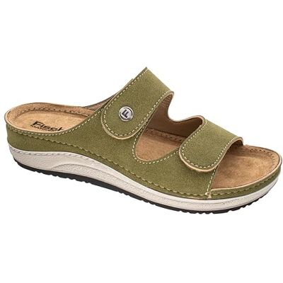 Fischer Markenschuh Jessica, Sandalias con cuña Mujer, caña, 39 EU Fischer Markenschuh Jessica, Sandalias con cuña Mujer, caña, 39 EU