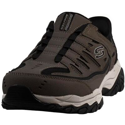 Skechers Afterburn M. Fit Ridgeburn Hands Free Slip-in, Mocasín Hombre, Brown, 42.5 EU Skechers Afterburn M. Fit Ridgeburn Hands Free Slip-in, Mocasín Hombre, Brown, 42.5 EU