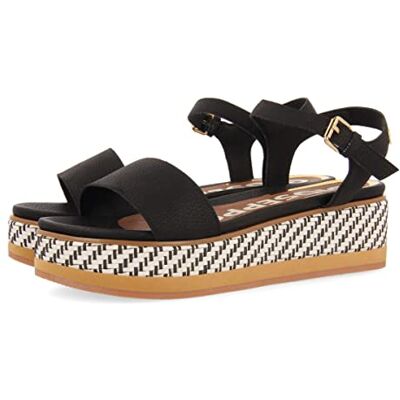 GIOSEPPO Sandalias DE Plataforma Color Negro para Mujer ARREY GIOSEPPO Sandalias DE Plataforma Color Negro para Mujer ARREY
