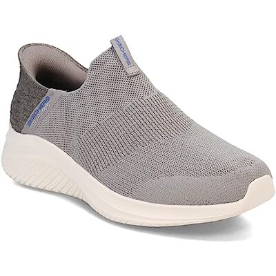 Skechers Ultra Flex 3.0 Smooth Step Hands Free Slip-ins, Mocasín Hombre, Gray, 42 EU Ancho Skechers Ultra Flex 3.0 Smooth Step Hands Free Slip-ins, Mocasín Hombre, Gray, 42 EU Ancho