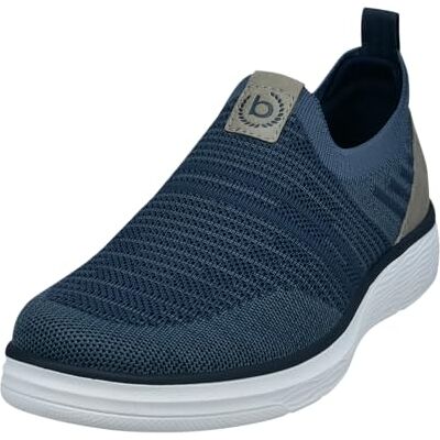 bugatti 321-ase61, Mocasín Hombre, Azul y Gris, 42 EU bugatti 321-ase61, Mocasín Hombre, Azul y Gris, 42 EU