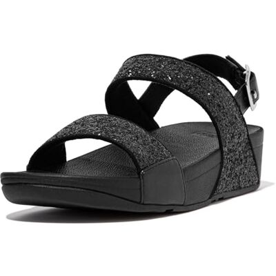 Fitflop Lulu Sandals, Sandalias con cuña Mujer, Negro Brillante, 40 EU Fitflop Lulu Sandals, Sandalias con cuña Mujer, Negro Brillante, 40 EU