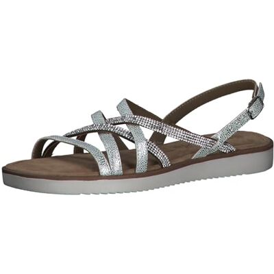 Tamaris Mujer , Sandalias Planas, Silver Comb, 39 EU Tamaris Mujer , Sandalias Planas, Silver Comb, 39 EU
