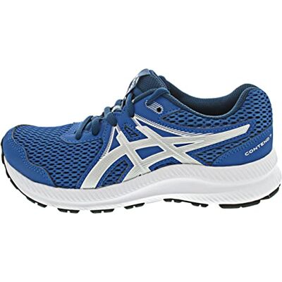ASICS Contend 7 Gs, Zapatillas Unisex niños, Lake Drive Pure Silver ,32.5 EU ASICS Contend 7 Gs, Zapatillas Unisex niños, Lake Drive Pure Silver ,32.5 EU