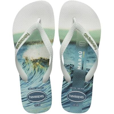 Havaianas Top Surfer I FlipFlop Hombre White/White 39 EU Havaianas Top Surfer I FlipFlop Hombre White/White 39 EU