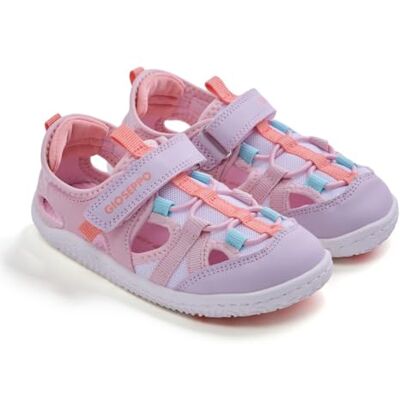 GIOSEPPO Calabar Sandalias Tipo Cangrejeras para Niño con Rejilla y Acentos de Color, Cierre Ajustable en el Empeine, Suela Flexible Antideslizante, Puntera Amplia, Color Lila, Talla 34 GIOSEPPO Calabar Sandalias Tipo Cangrejeras para Niño con Rejilla y Acentos de Color, Cierre Ajustable en el Empeine, Suela Flexible Antideslizante, Puntera Amplia, Color Lila, Talla 34