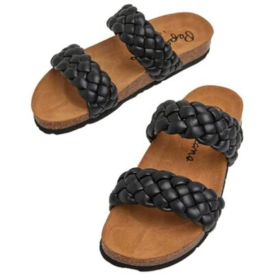 Pepe Jeans OBAN Double TRESSE 2 W Zapatos para Mujer, Color Negro (Negro), 3, Black, 3 UK Pepe Jeans OBAN Double TRESSE 2 W Zapatos para Mujer, Color Negro (Negro), 3, Black, 3 UK
