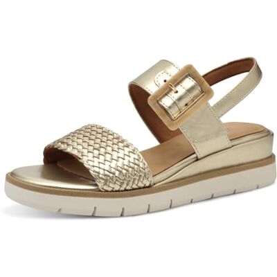 MARCO TOZZI , Sandalias Mujer, Dorado, 40 EU MARCO TOZZI , Sandalias Mujer, Dorado, 40 EU