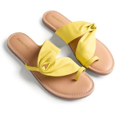 GIOSEPPO KISERIAN, Talón Abierto Mujer, Amarillo, 37 EU GIOSEPPO KISERIAN, Talón Abierto Mujer, Amarillo, 37 EU