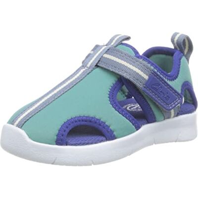 Clarks Ath Water T, Zapatillas Niños, Blue Combi, 20 EU Ancho Clarks Ath Water T, Zapatillas Niños, Blue Combi, 20 EU Ancho