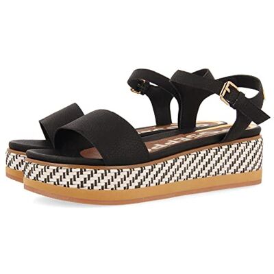 GIOSEPPO Sandalias DE Plataforma Color Negro para Mujer ARREY GIOSEPPO Sandalias DE Plataforma Color Negro para Mujer ARREY