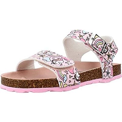 Conguitos Girl's Unicorn Print Bio Sandals para Niña (Multicolor/Talla 35) Conguitos Girl's Unicorn Print Bio Sandals para Niña (Multicolor/Talla 35)