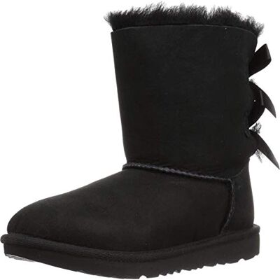 UGG Bailey Bow Ii, Botas Clásicas Unisex niños, Negro 22 EU UGG Bailey Bow Ii, Botas Clásicas Unisex niños, Negro 22 EU