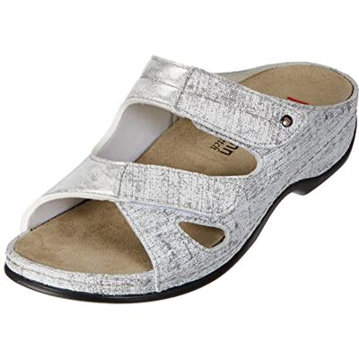 Berkemann Janna, Pantuflas Mujer, Lino Gris Lavado, 41.5 EU Berkemann Janna, Pantuflas Mujer, Lino Gris Lavado, 41.5 EU