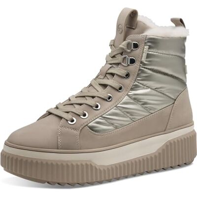 Tamaris WL Lace Boot Botas de nieve para mujer, color champán, talla 41 EU, champán, 41 EU Tamaris WL Lace Boot Botas de nieve para mujer, color champán, talla 41 EU, champán, 41 EU