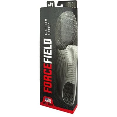 ForceField Ultralite Gel Plantillas Soporte Para El Arco, Diseño Innovador Con Retorno De Energía Y Amortiguación, Copa Profunda Para Talón Y Acolchado Todo El Día,EU 45-46,Multicolore ForceField Ultralite Gel Plantillas Soporte Para El Arco, Diseño Innovador Con Retorno De Energía Y Amortiguación, Copa Profunda Para Talón Y Acolchado Todo El Día,EU 45-46,Multicolore