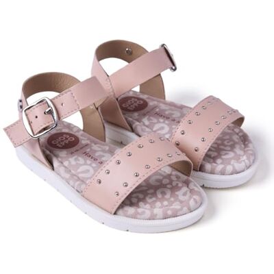 GIOSEPPO CABERFAE Sandalias de Piel con Correa en T y Hebilla Ajustable, Suela Flexible de TPR, Color Nude, Talla 38 GIOSEPPO CABERFAE Sandalias de Piel con Correa en T y Hebilla Ajustable, Suela Flexible de TPR, Color Nude, Talla 38