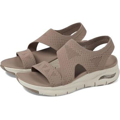 Skechers Cali, Sandalia Mujer,Tejido Moca, 43 EU Skechers Cali, Sandalia Mujer,Tejido Moca, 43 EU