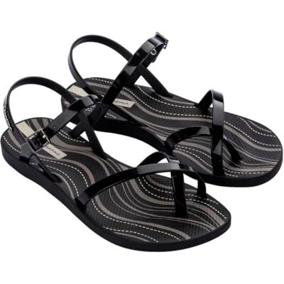 Ipanema Fashion Sand VIII FEM, Black Grey Beige, 35/36 EU Ipanema Fashion Sand VIII FEM, Black Grey Beige, 35/36 EU