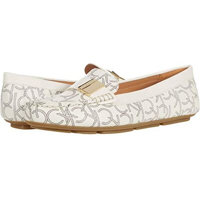 Calvin Women's Lisa Loafer, White, 9 Calvin Women's Lisa Loafer, White, 9