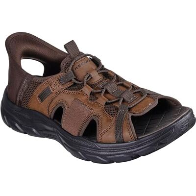 Skechers Hombre Revolted Ss Merrick Slip-In ENTRENADOR, Dark Brown Mesh / Synthetic, 42 EU Skechers Hombre Revolted Ss Merrick Slip-In ENTRENADOR, Dark Brown Mesh / Synthetic, 42 EU