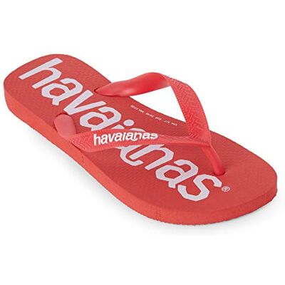 Havaianas Top Logomania FlipFlop Unisex adulto Ruby Red 33 EU Havaianas Top Logomania FlipFlop Unisex adulto Ruby Red 33 EU
